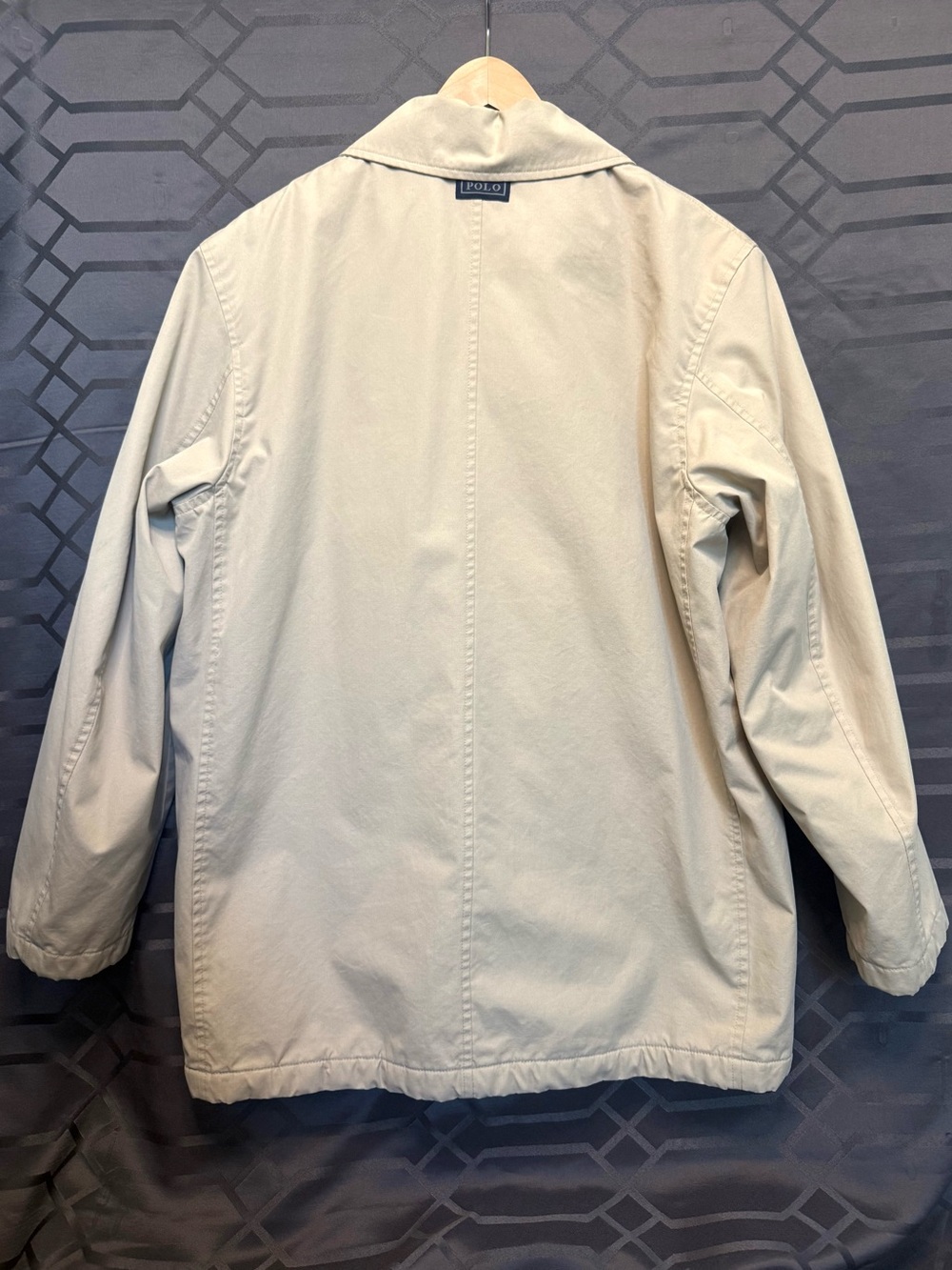 Polo Ralph Lauren Light Tan Single Breasted Button & Zipped Front Field Jacket - Picture 11 of 15